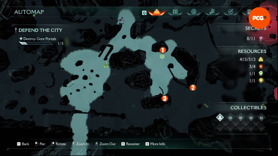 Doom The Dark Ages wolf statues: All Siege Part 1 wolf statue locations