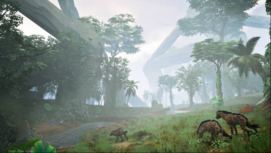 Lost Rift, a forest with small lizard-like creatures in the corner, otherwise empty.
