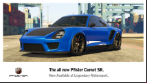 Tax refunds of $250,000 and the new Pfister Comet SR are now in GTA Online