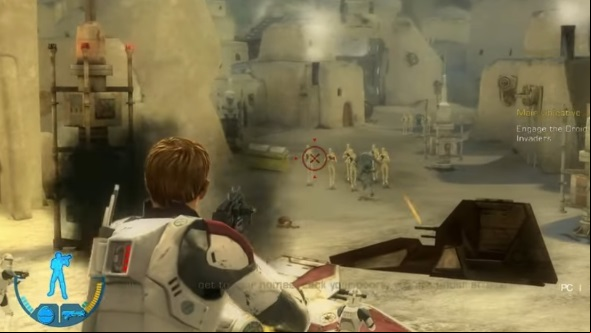 Free Radical's cancelled Star Wars Battlefront 3 campaign footage shows twin clones destroy spaceships