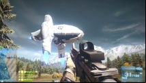 Battlefield 2142 easter egg bobs about aimlessly in Battlefield 3: End Game