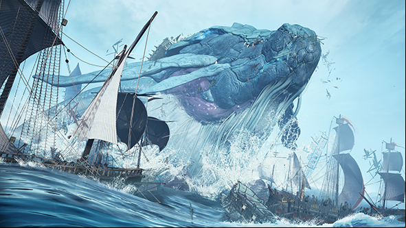 Go monster whale watching in the Black Desert Online free weekend