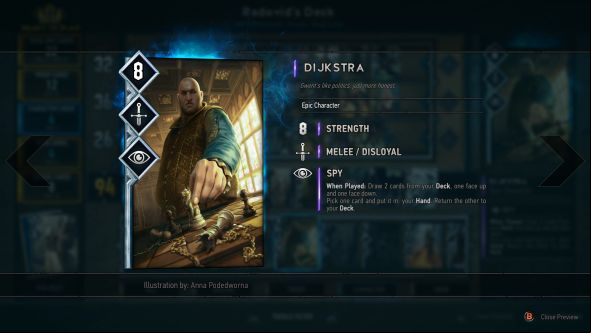 Gwent's original designer leaves CD Projekt Red, 