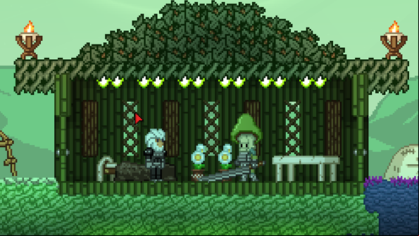 Starbound invaded by Agaran funghi