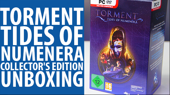 Watch us unbox the collector's edition of Torment: Tides of Numenera