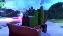 Yooka-Laylee's Glitterglaze Glacier is a snow-truck riding winter wonderland